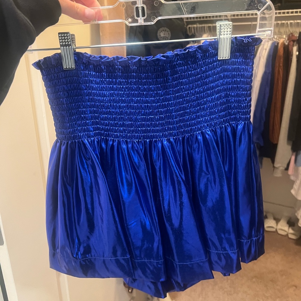 Queen of Sparkles Royal Blue Shorts